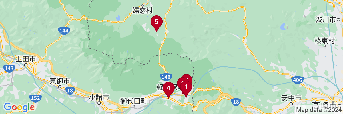 軽井沢駅周辺で泊まりたいカップルにおすすめのリゾートホテル