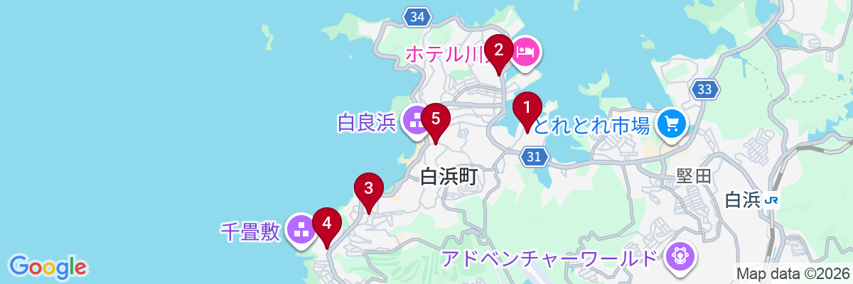 格安 南紀白浜温泉で２食付き１万円以下の温泉付き格安ホテル