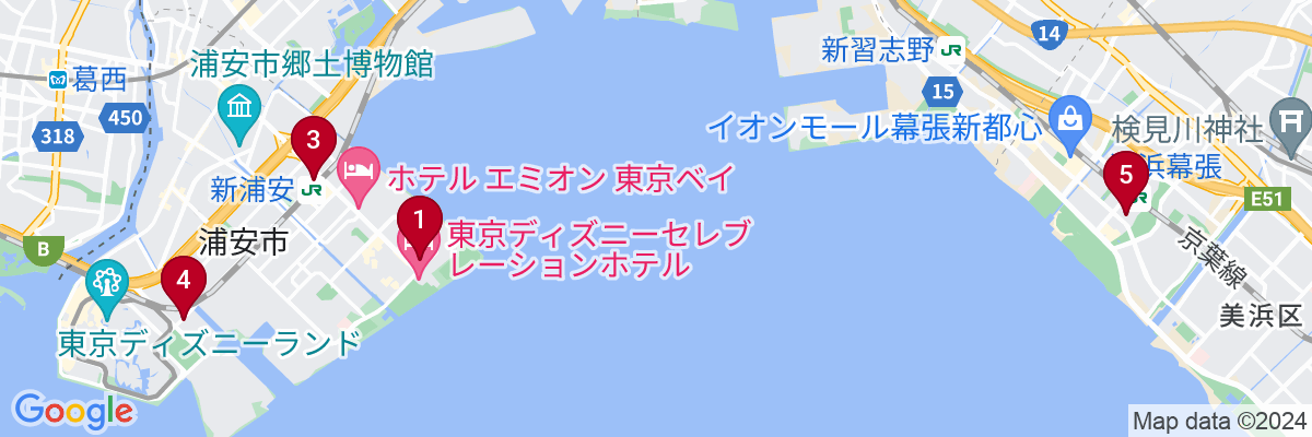 ５人部屋 ディズニーランド近くの５名１室利用できる格安ホテル