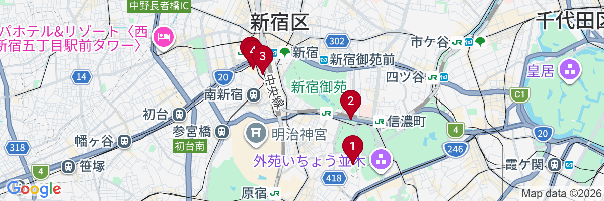 東京体育館近くのホテル