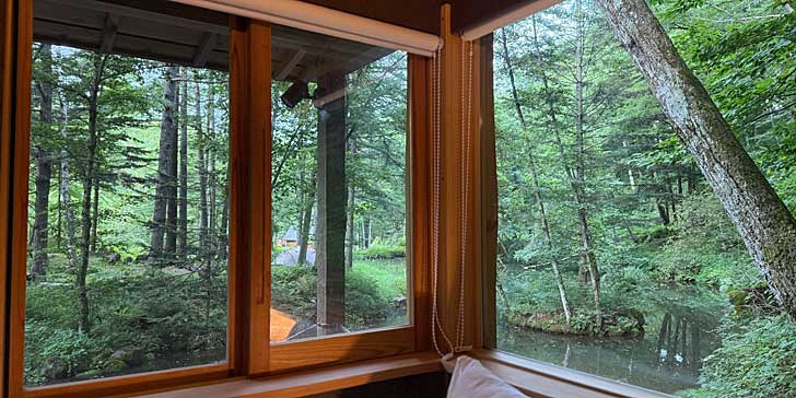 寝室からの眺め