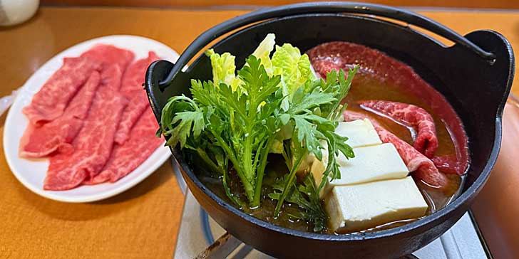 ミートピア 牛鍋定食