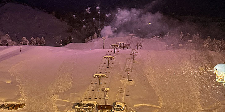 上越国際スキー場花火2