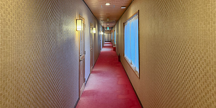 藤三旅館 廊下