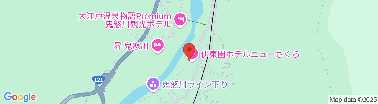 伊東園ホテルニューさくらの地図