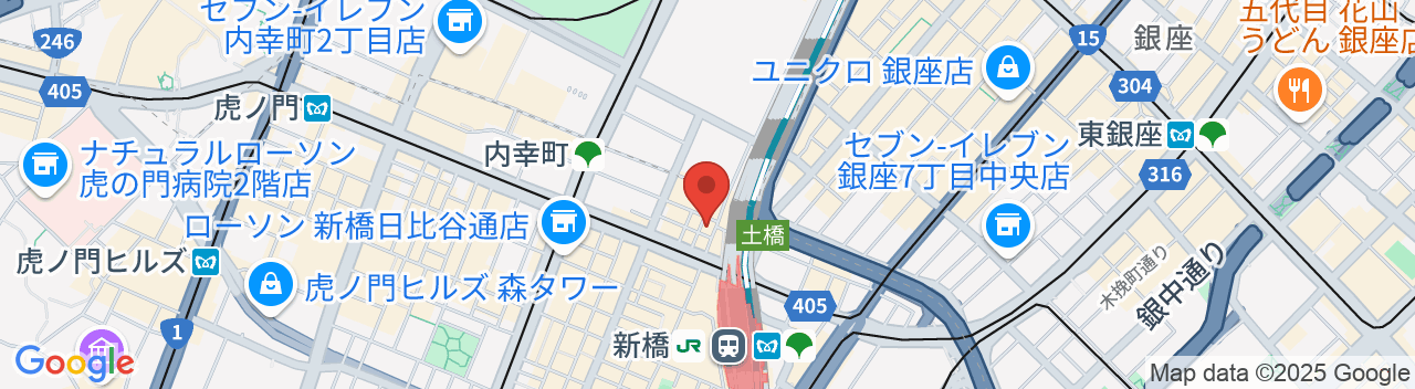 相鉄フレッサイン 新橋日比谷口の地図