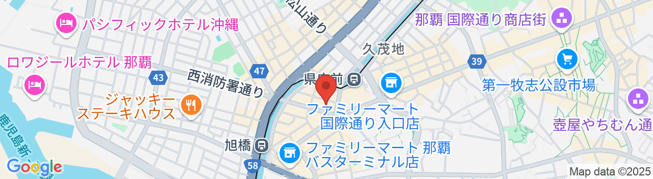アルモントホテル那覇県庁前の地図