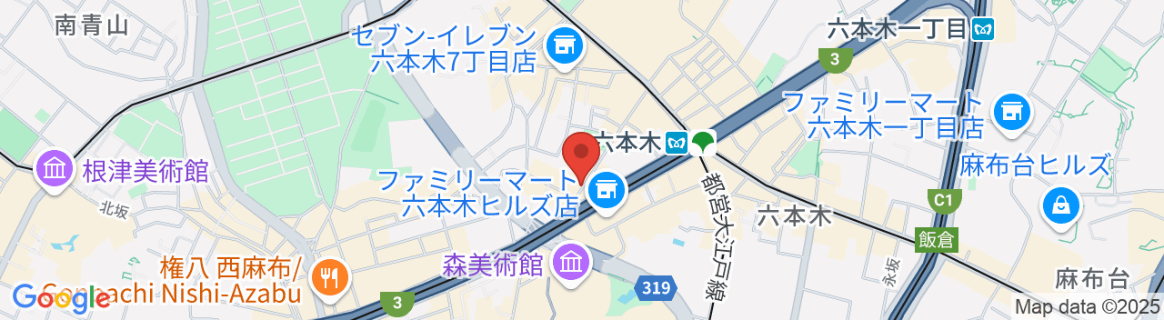 アクトホテル六本木の地図