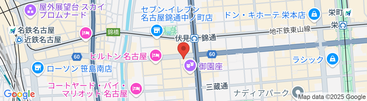 ダイワロイネットホテル名古屋伏見の地図