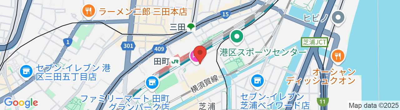 プルマン東京田町の地図