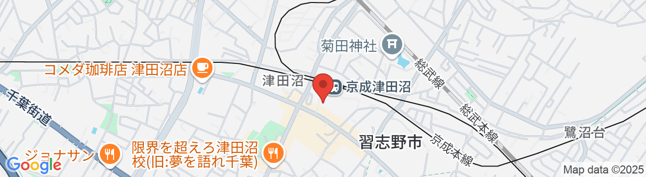ベッセルイン京成津田沼駅前（幕張・船橋）（全室禁煙）の地図