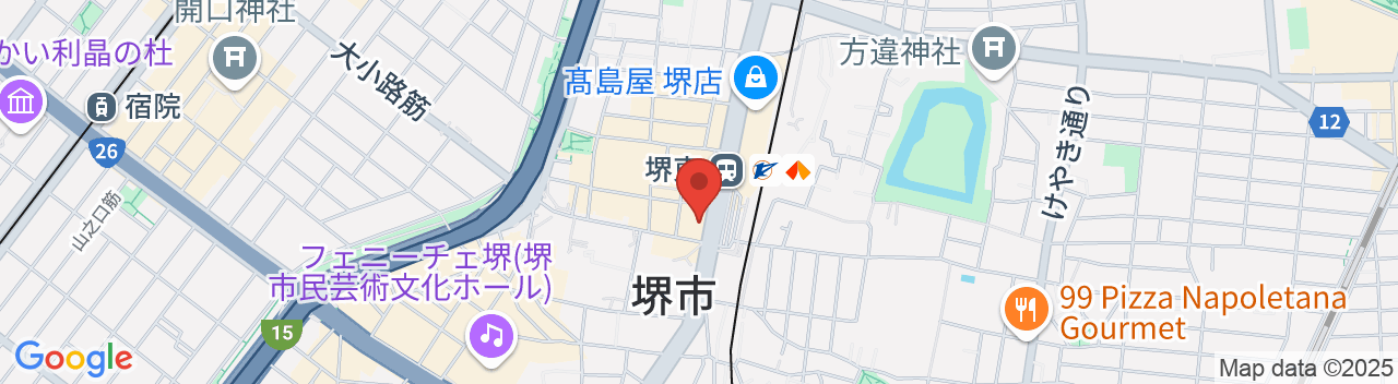 ABホテル堺東の地図