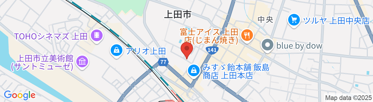 上田温泉祥園 寿久庵の地図