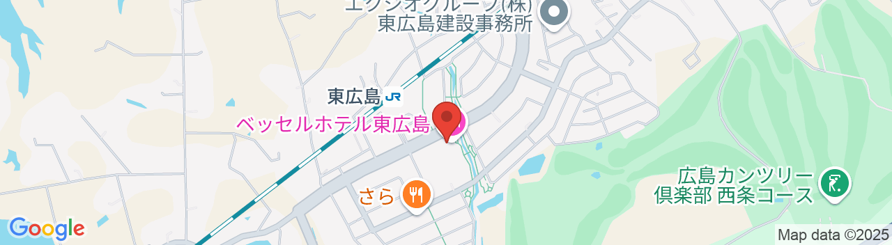 ベッセルホテル東広島（東広島駅前）の地図