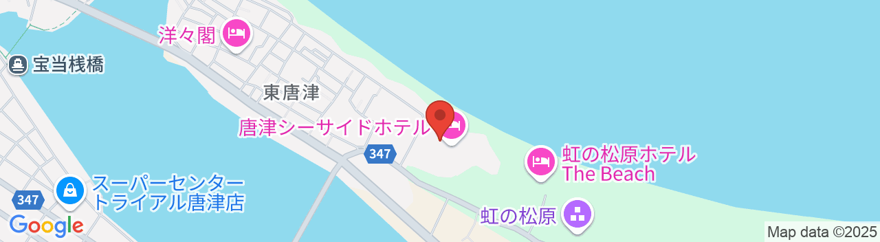 唐津シーサイドホテルの地図