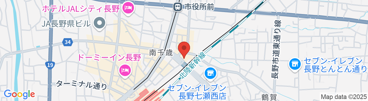 チサングランド長野の地図