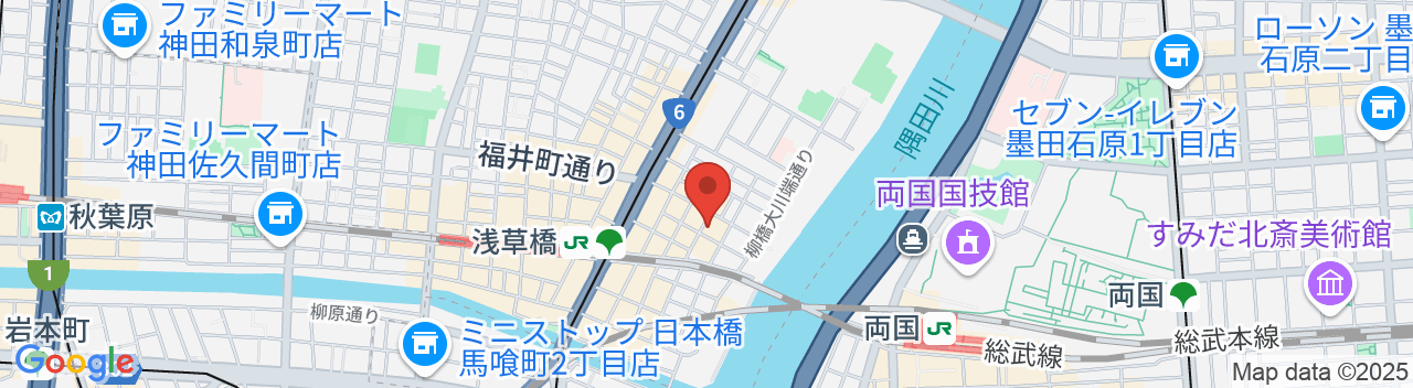 WEBホテル東京浅草橋の地図