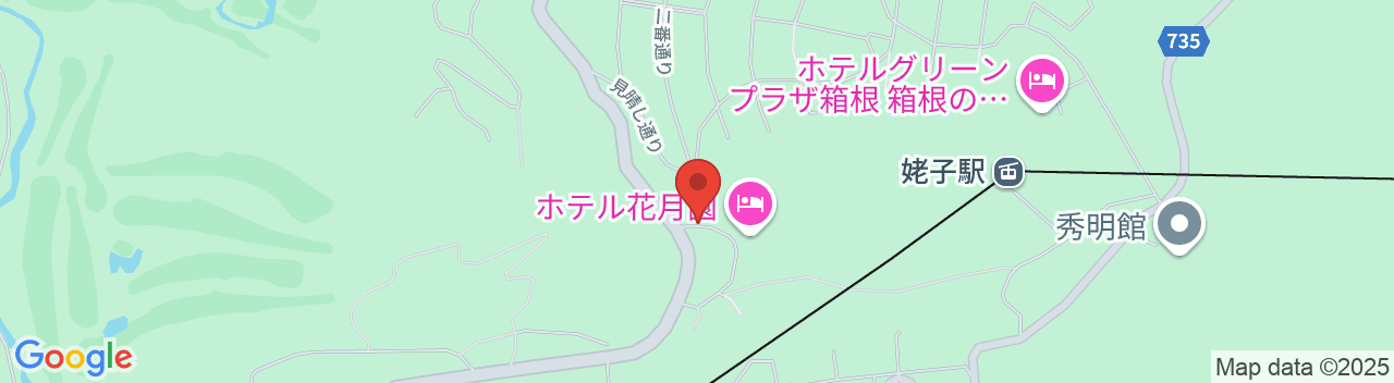 仙石原温泉 箱根ホテル花月園の地図