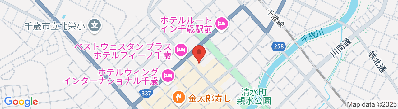 千歳第一ホテルの地図